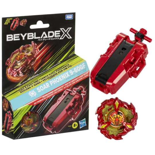 Deluxe Beyblade X Launcher E Top - Confezione Con Lanciatore E Trottola Deluxe - Beyblade