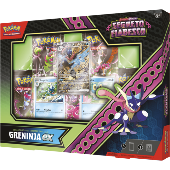 Pokemon Sv6.5 Segreto Fiabesco Ex Box Kingdra-Ex E Greninja-Ex - Pokémon