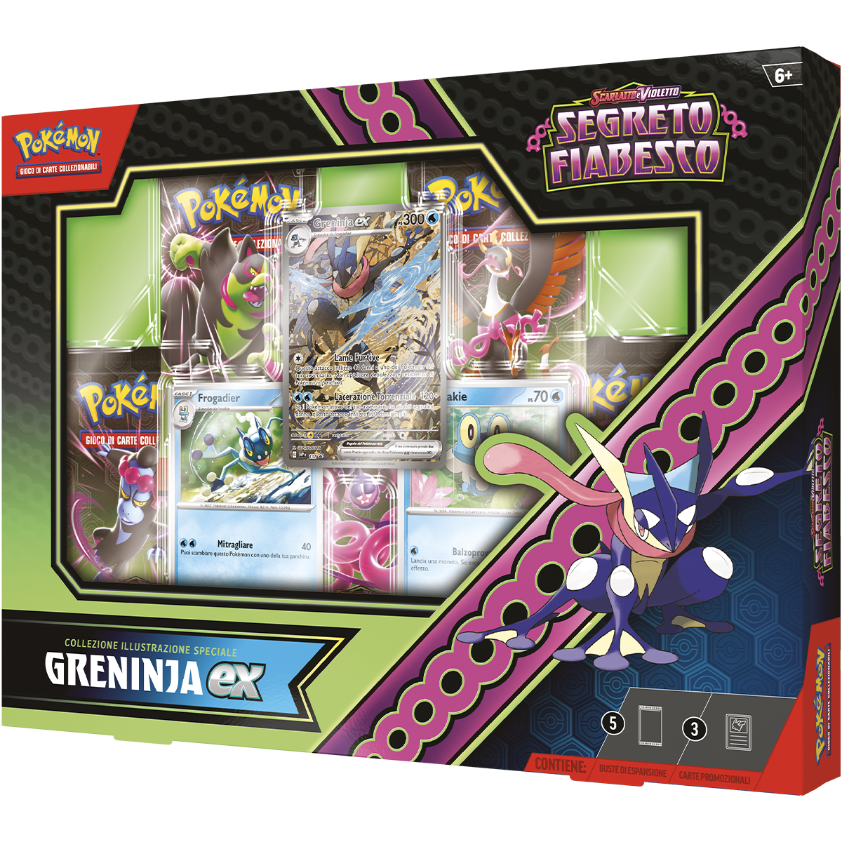 Pokemon Sv6.5 Segreto Fiabesco Ex Box Kingdra-Ex E Greninja-Ex - Pokémon