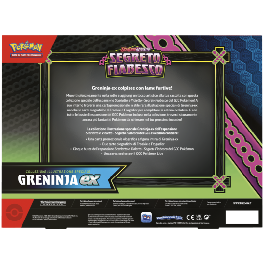 Pokemon Sv6.5 Segreto Fiabesco Ex Box Kingdra-Ex E Greninja-Ex - Pokémon