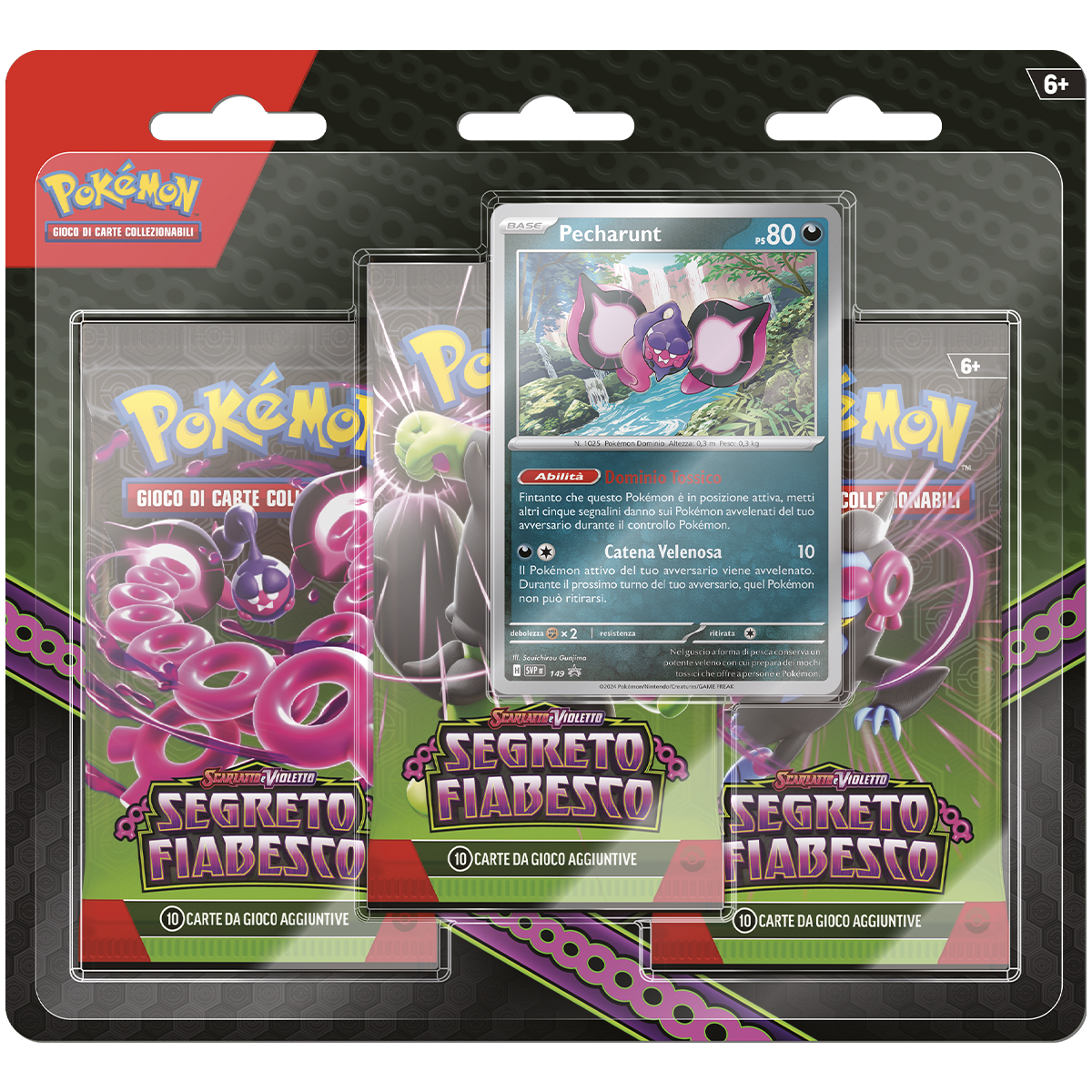 Pokemon Sv6.5 Segreto Fiabesco - 3 Pack Blister - Pokémon