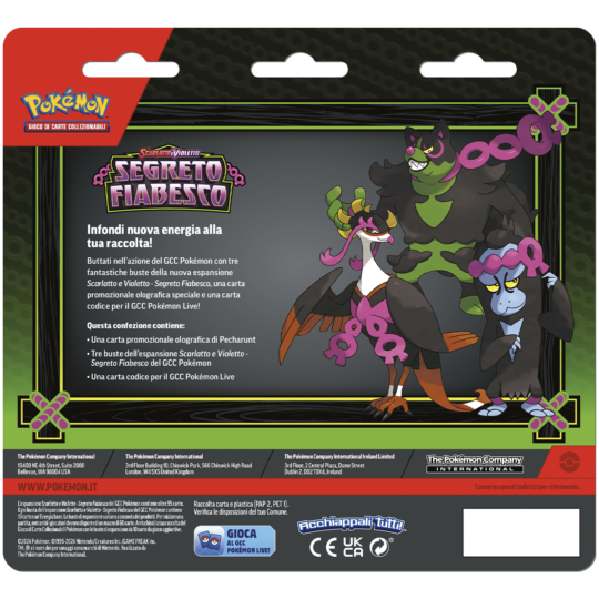 Pokemon Sv6.5 Segreto Fiabesco - 3 Pack Blister - Pokémon