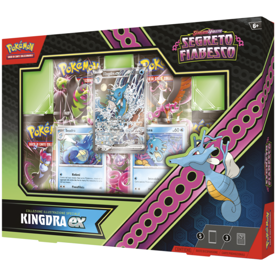 Pokemon Sv6.5 Segreto Fiabesco Ex Box Kingdra-Ex E Greninja-Ex - Pokémon