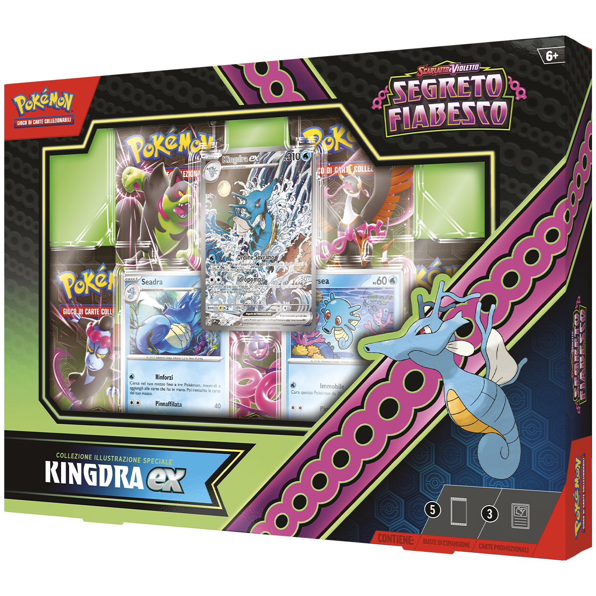 Pokemon Sv6.5 Segreto Fiabesco Ex Box Kingdra-Ex E Greninja-Ex - Pokémon