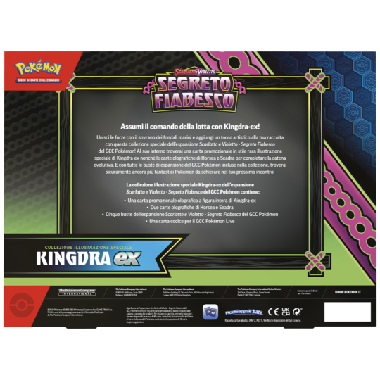 Pokemon Sv6.5 Segreto Fiabesco Ex Box Kingdra-Ex E Greninja-Ex - Pokémon