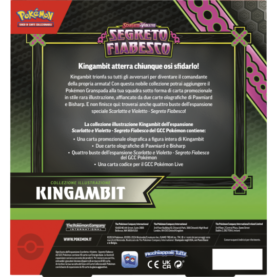 Pokemon Sv6.5 Segreto Fiabesco Collezione - Illustrazione Kingambit - Pokémon