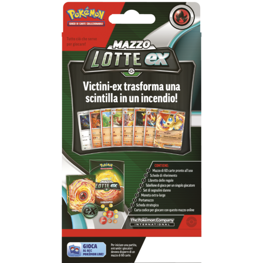 Pokemon Mazzo Lotte Ex - Miraidon Ex E Victini Ex - Pokémon