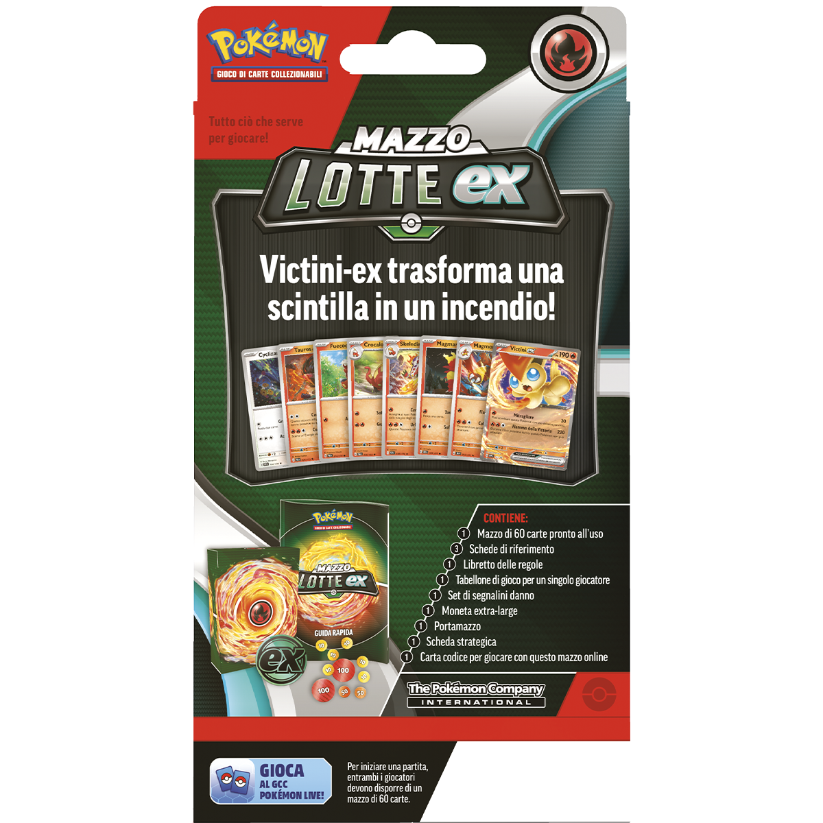Pokemon Mazzo Lotte Ex - Miraidon Ex E Victini Ex - Pokémon