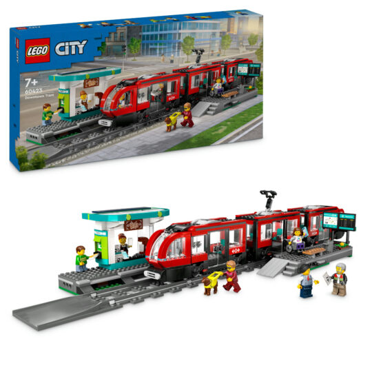 Lego City 60423 Tram E Fermata Del Tram - LEGO