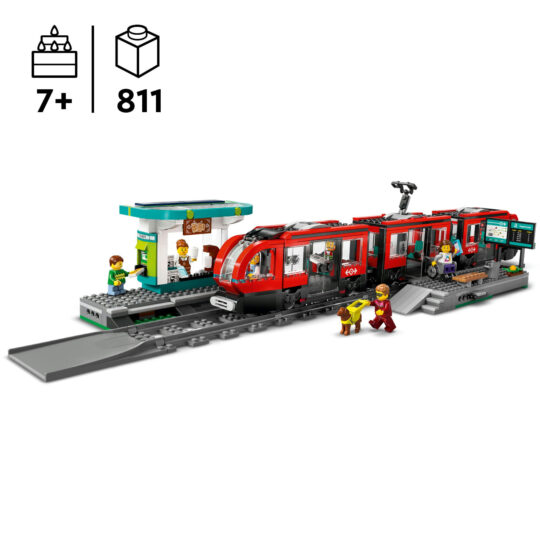 Lego City 60423 Tram E Fermata Del Tram - LEGO