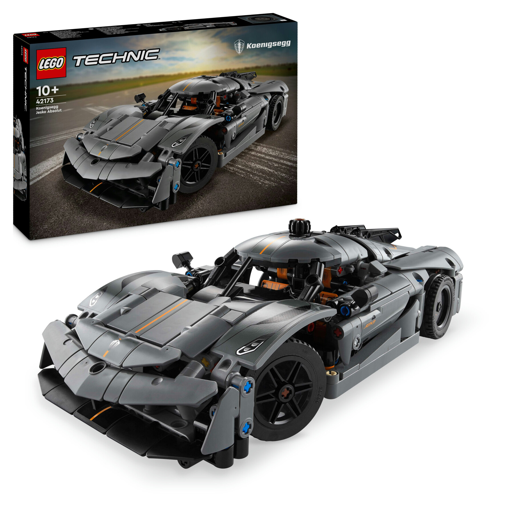 Lego Technic 42173 Hypercar Koenigsegg Jesko Absolut Grigia - LEGO