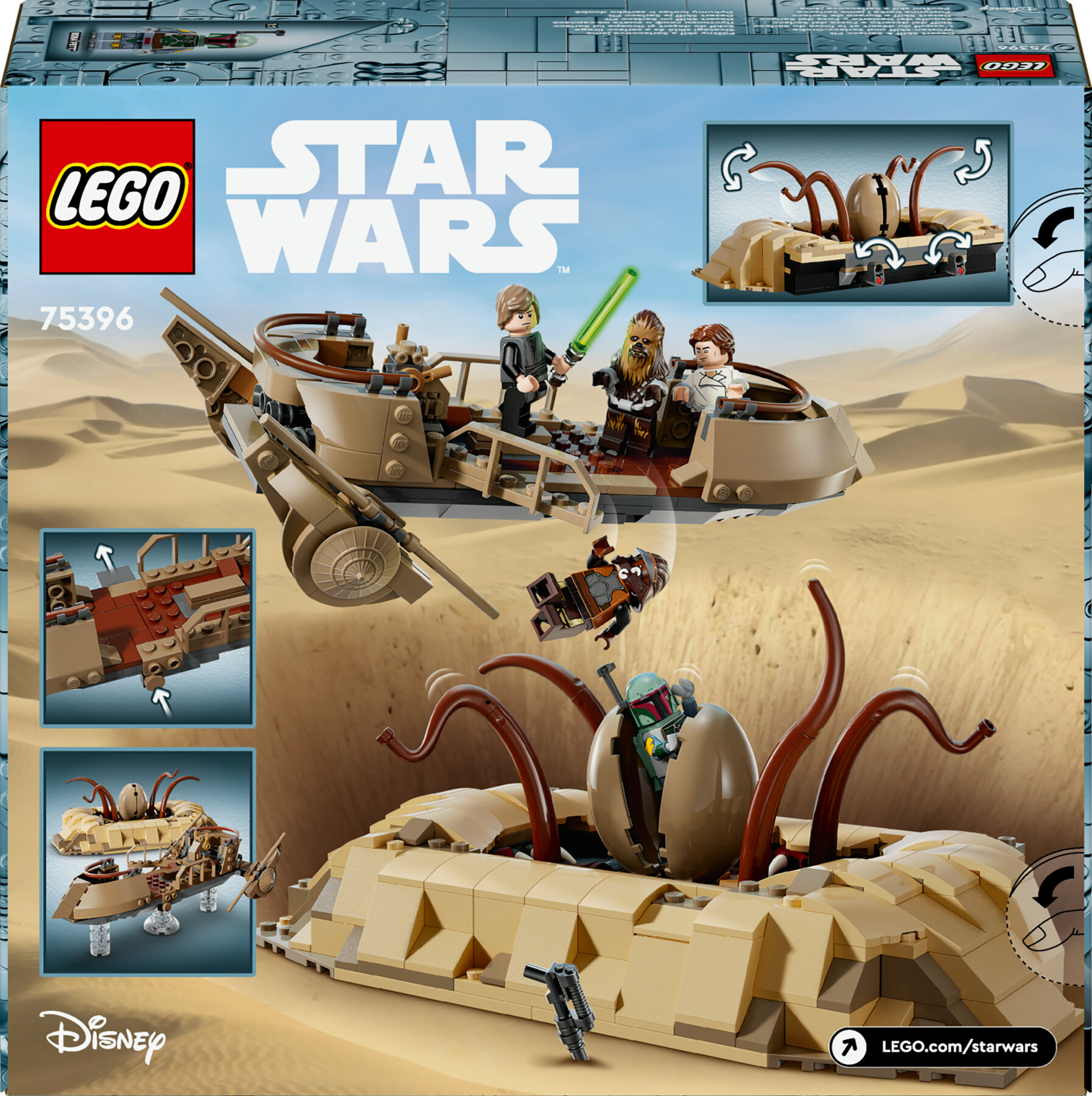 Lego Star Wars 75396 Skiff Del Deserto E Fossa Del Sarlacc - LEGO