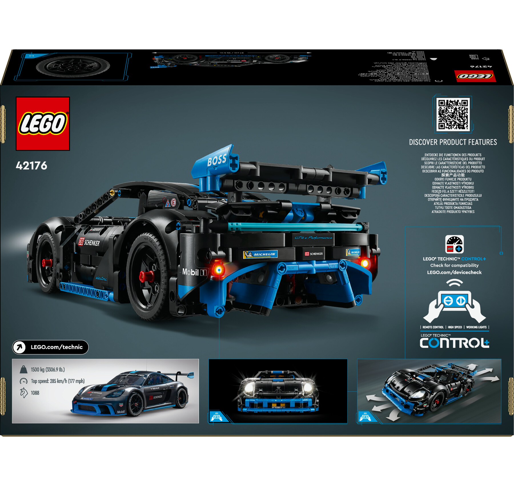 Lego Technic 42176 Auto Da Corsa Porsche Gt4 E-Performance - LEGO