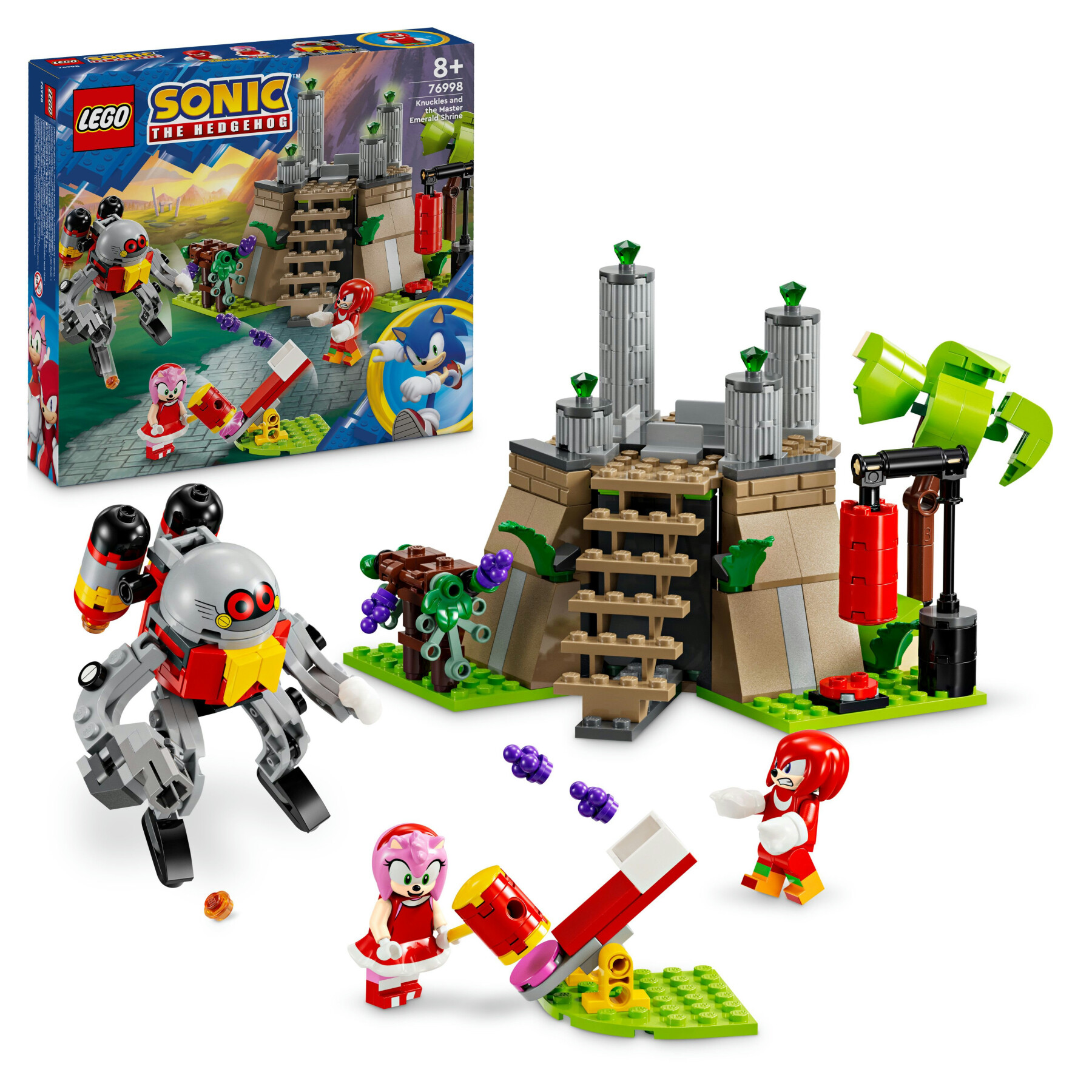 Lego Sonic The Hedgehog 76998 Knuckles E Santuario Del Master Emerald - LEGO