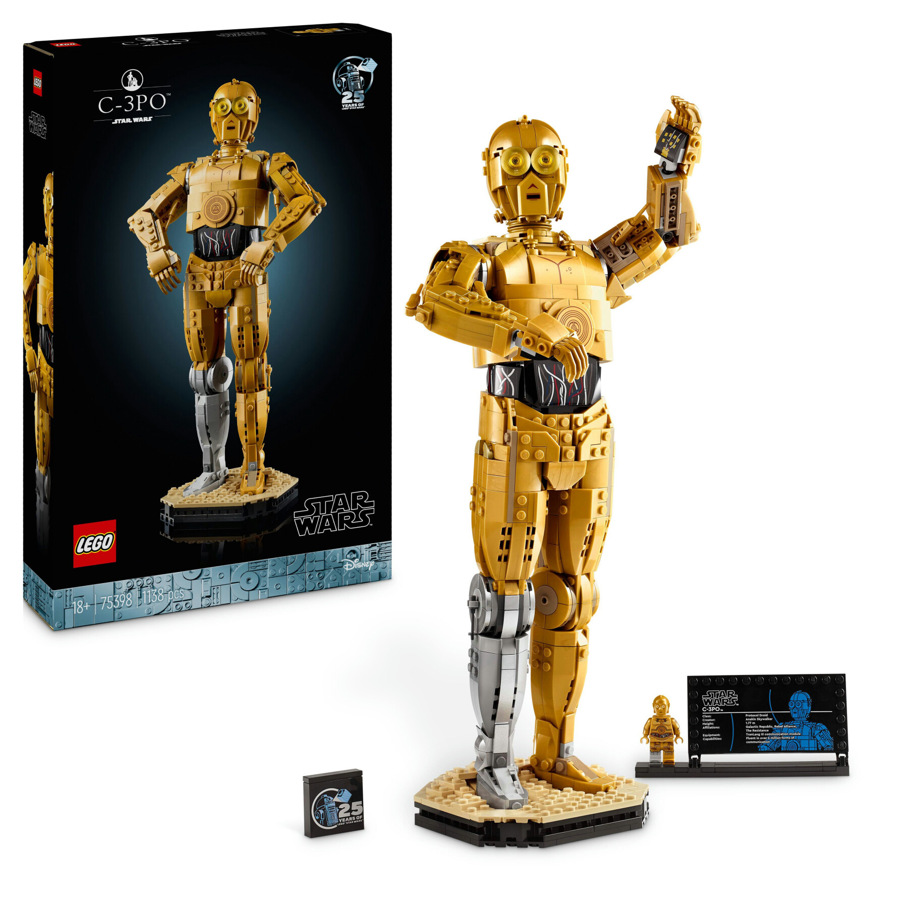 Lego Star Wars 75398 C-3Po, Modellino Di Droide Da Collezione - LEGO