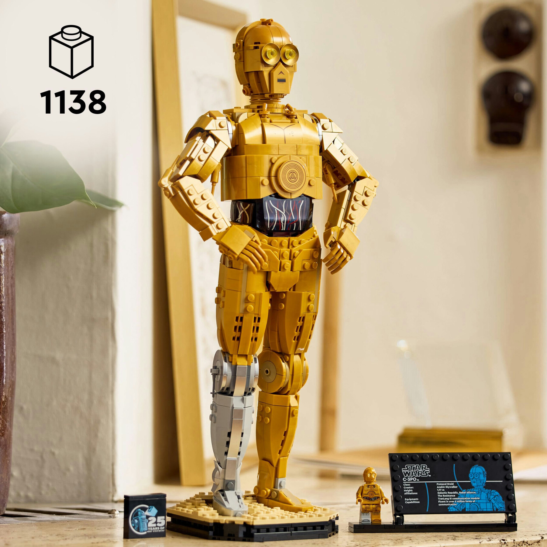 Lego Star Wars 75398 C-3Po, Modellino Di Droide Da Collezione - LEGO