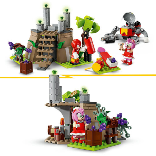 Lego Sonic The Hedgehog 76998 Knuckles E Santuario Del Master Emerald - LEGO