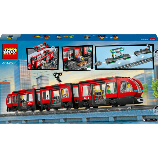 Lego City 60423 Tram E Fermata Del Tram - LEGO