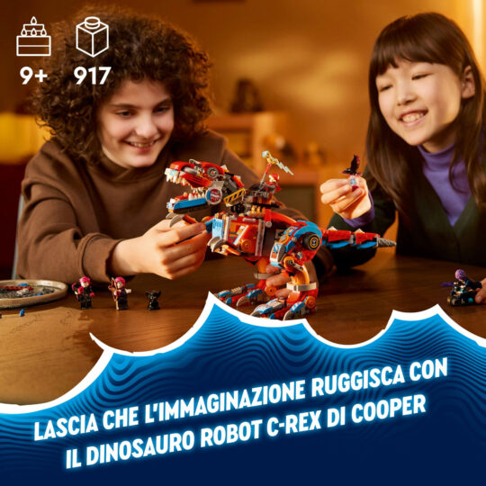 Lego Dreamzzz 71484 Dinosauro Robot C-Rex Di Cooper - LEGO