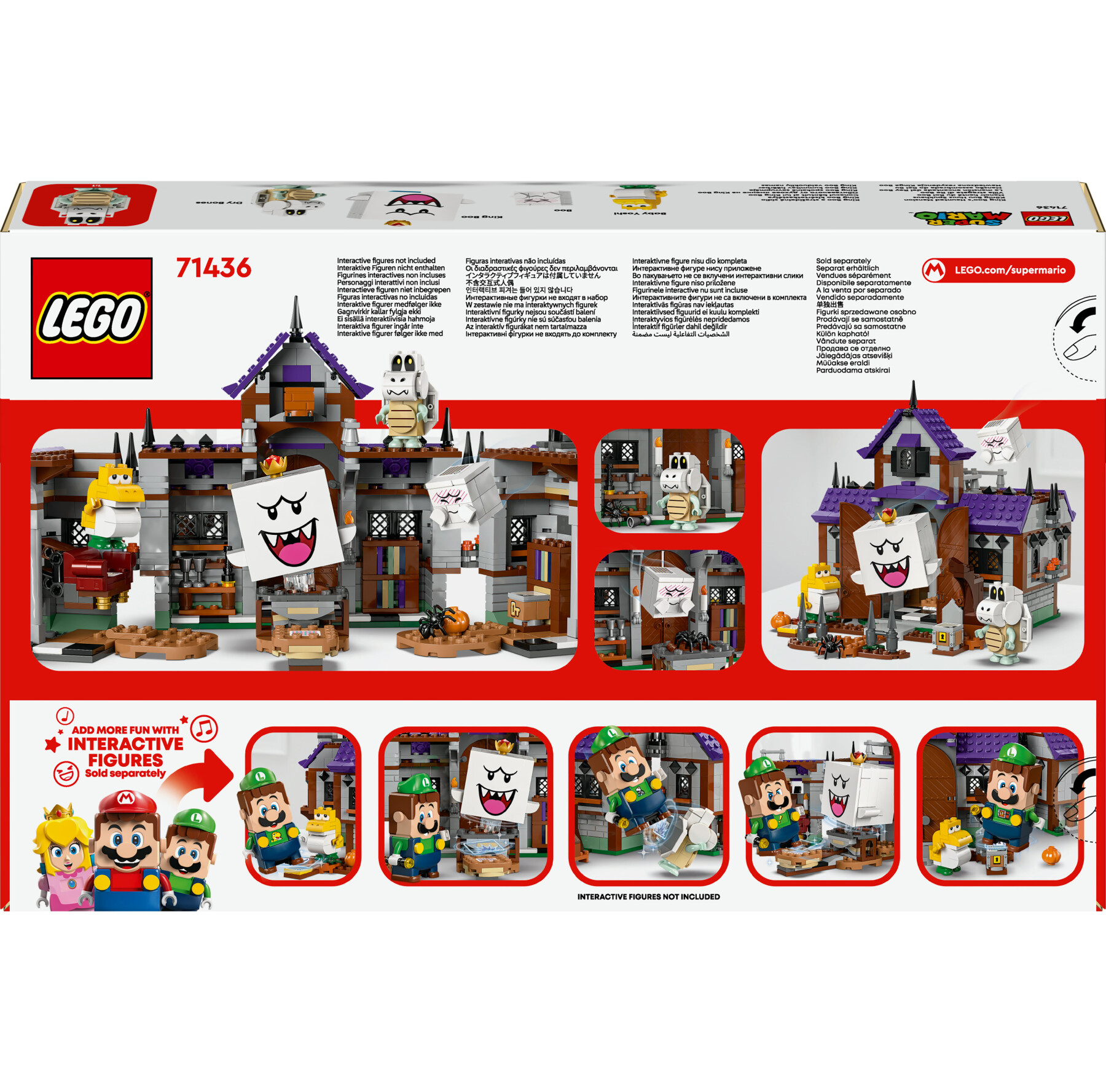 Lego Super Mario 71436 Villa Stregata Di Re Boo - LEGO