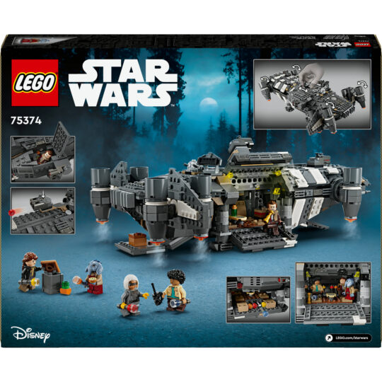 Lego Star Wars 75374 Onyx Cinder, Astronave Dalla Serie Tv Skeleton Crew - LEGO