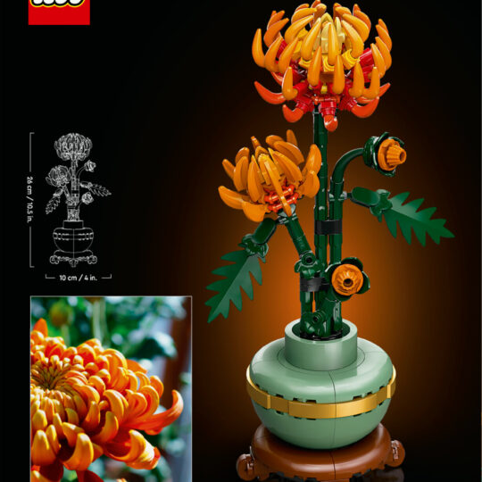 Lego Icons 10368 Crisantemo - LEGO