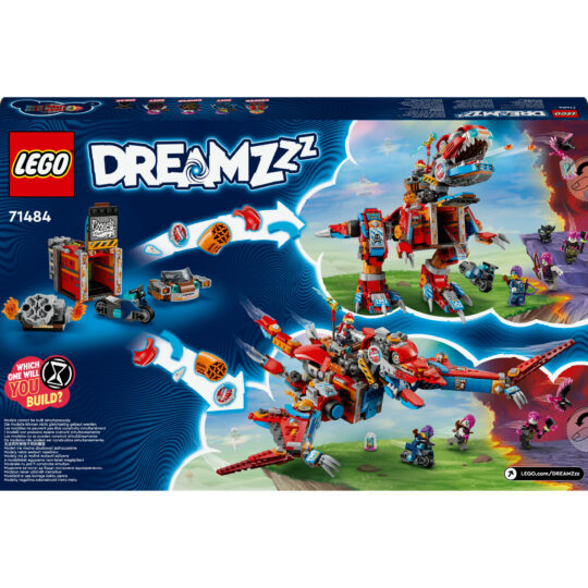 Lego Dreamzzz 71484 Dinosauro Robot C-Rex Di Cooper - LEGO