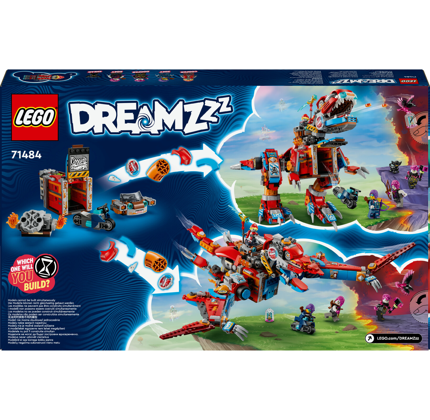 Lego Dreamzzz 71484 Dinosauro Robot C-Rex Di Cooper - LEGO