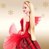 Barbie Signature Magia delle Feste 2024 con abito e gonna a quadri - Barbie