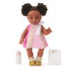 Bambola Interattiva Drink &amp; Wet 35 cm capelli castani FAO Baby - FAO Schwarz