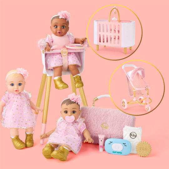 Cuddle Baby Doll 35 cm con capelli biondi - FAO Schwarz