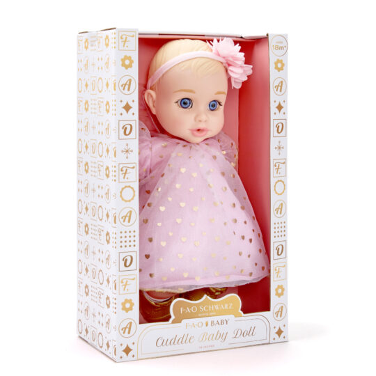 Cuddle Baby Doll 35 cm con capelli biondi - FAO Schwarz