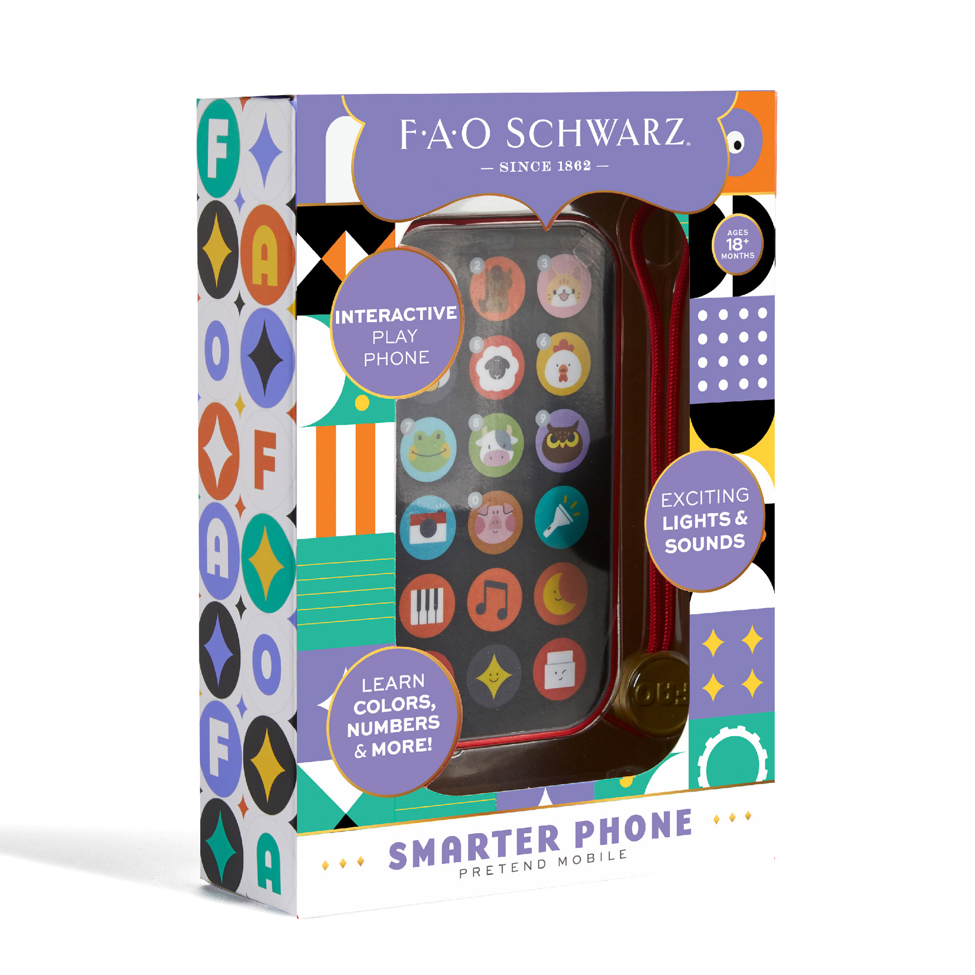 Smartphone giocattolo finto - 18 mesi - FAO Schwarz