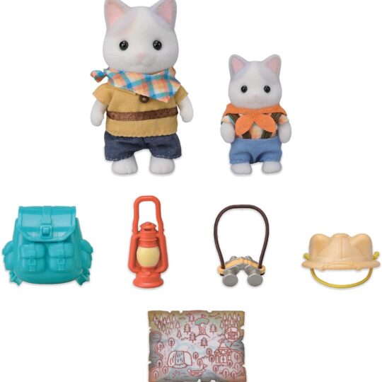 Vacanze - set esplorazione fratello e bebè gatto latte Sylvanian Families - Sylvanian Families