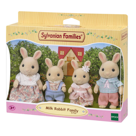 Set famiglie - Famiglia coniglio latte Sylvanian Families - Sylvanian Families