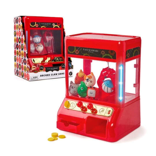 Gioco Arcade Claw con premi in peluche - FAO Schwarz