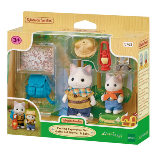 Vacanze - set esplorazione fratello e bebè gatto latte Sylvanian Families - Sylvanian Families