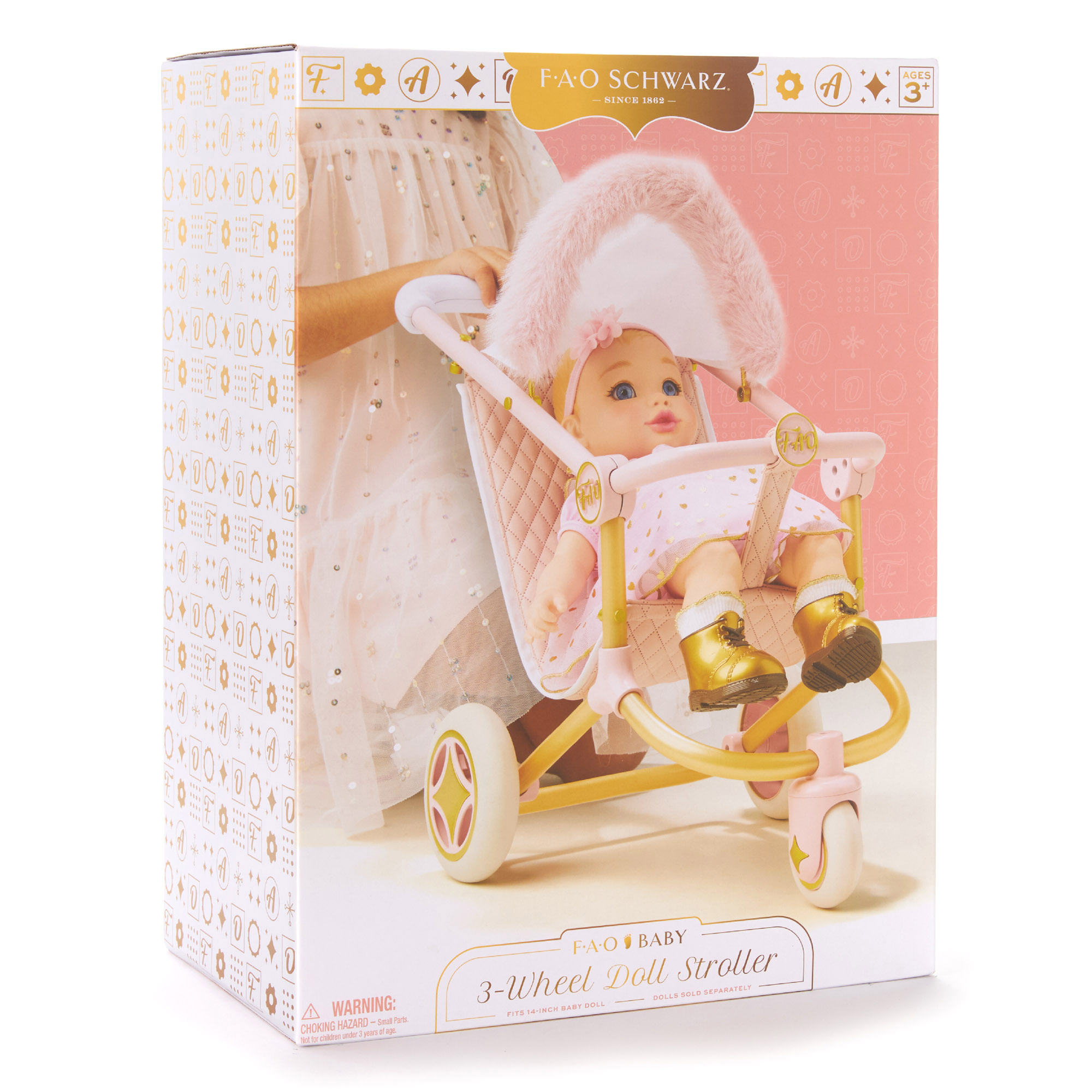 Passeggino per bambole a 3 ruote FAO Baby - FAO Schwarz