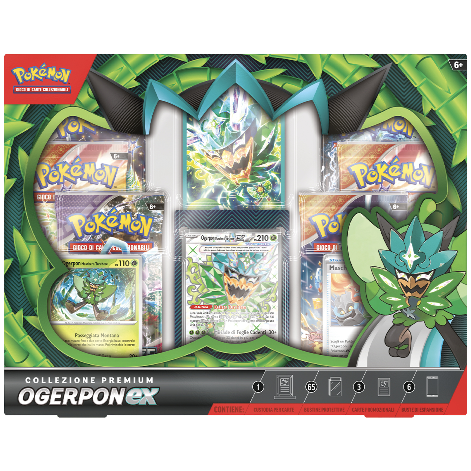 Pokémon Collezione Premium Ogerpon-EX - Edizione Speciale per Collezionisti - Pokémon