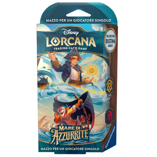 Ravensburger Disney Lorcana TCG: Mare di Azzurrite Starter Deck Ambra & Rubino - Lorcana