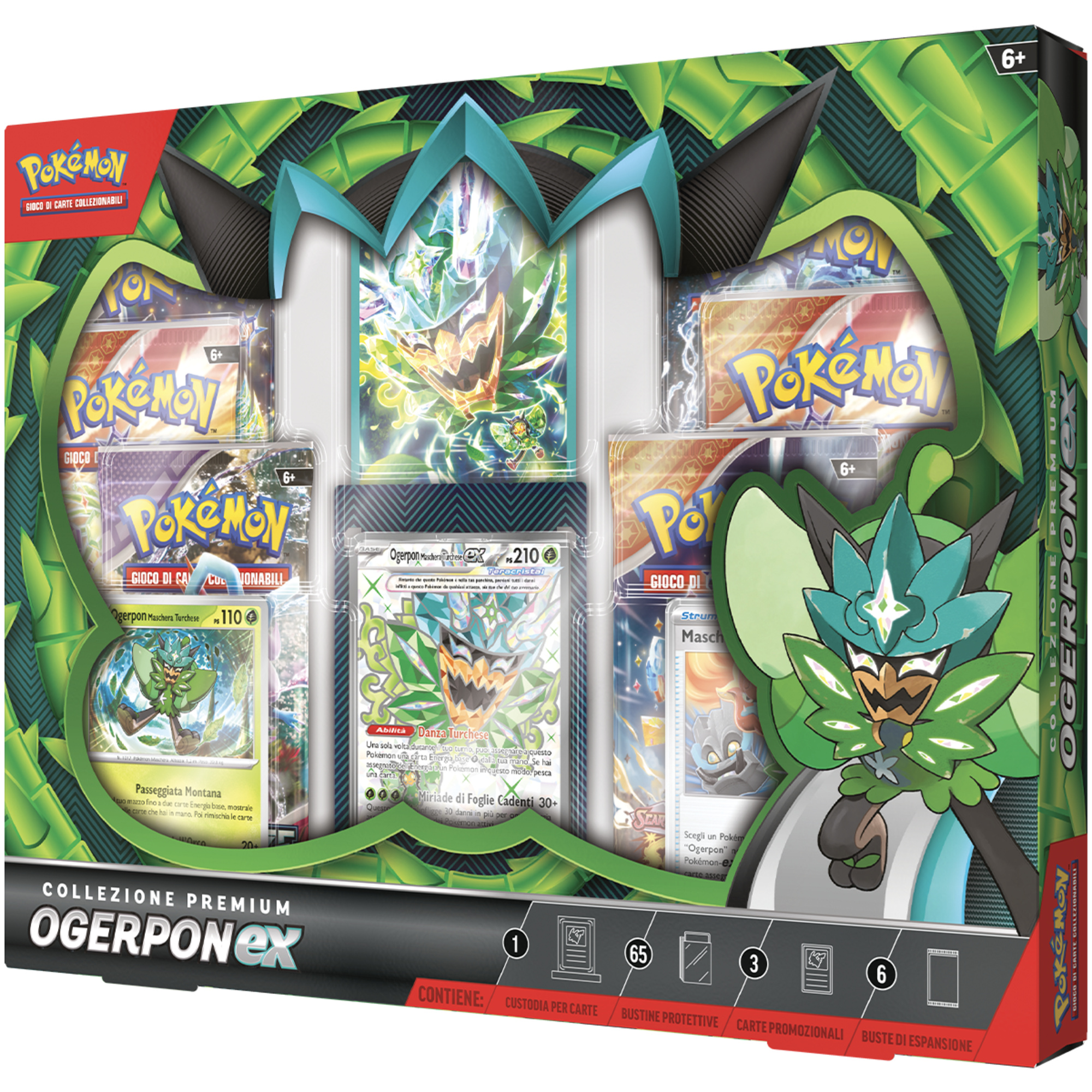 Pokémon Collezione Premium Ogerpon-EX - Edizione Speciale per Collezionisti - Pokémon