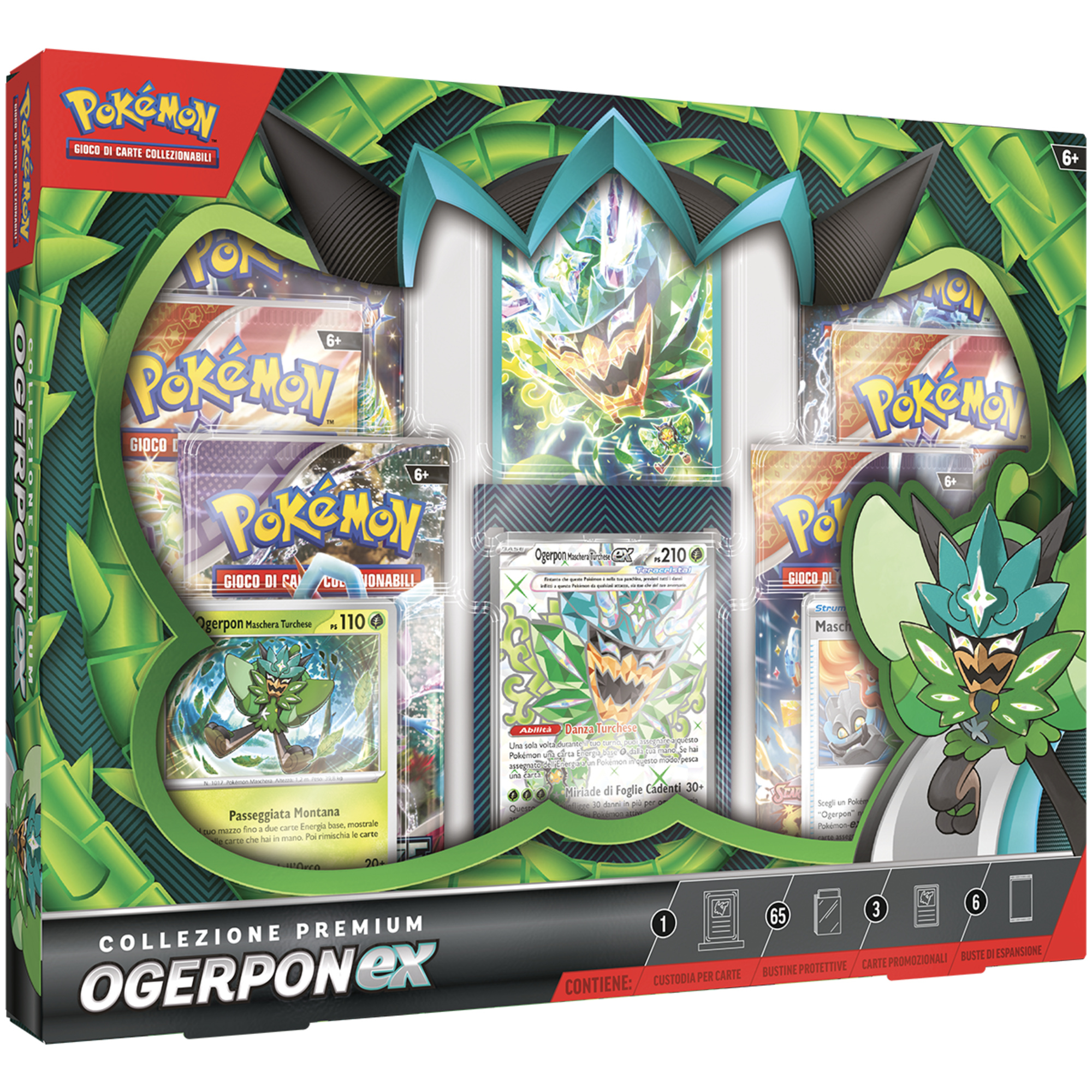 Pokémon Collezione Premium Ogerpon-EX - Edizione Speciale per Collezionisti - Pokémon