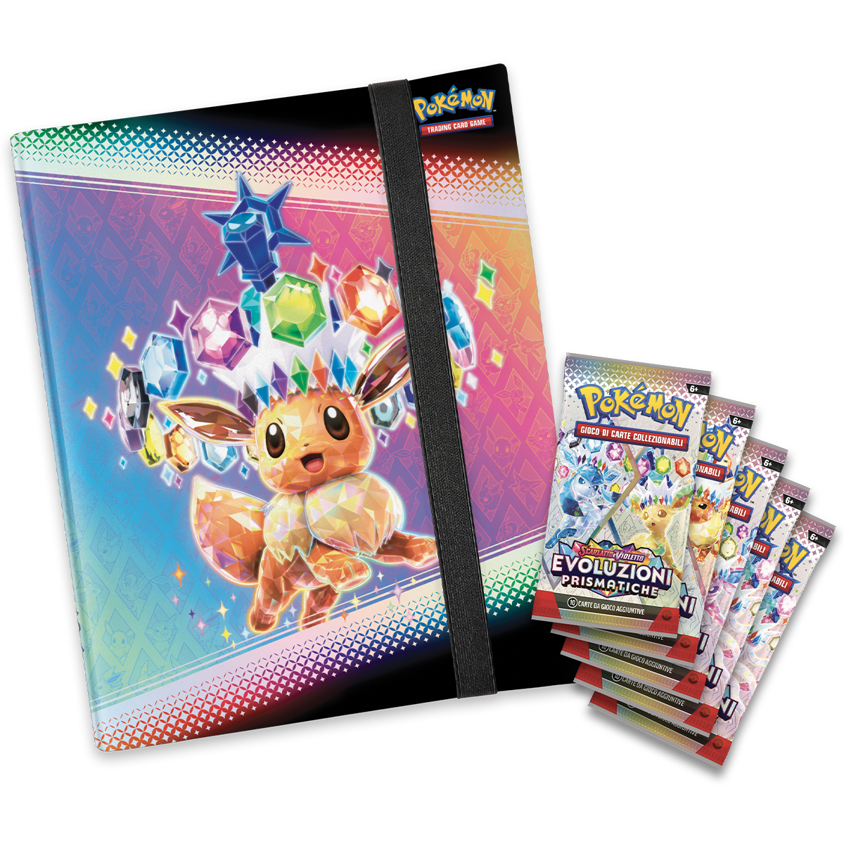 Raccoglitore ufficiale della collezione Scarlatto e Violetto – Evoluzioni Prismatiche - Pokémon