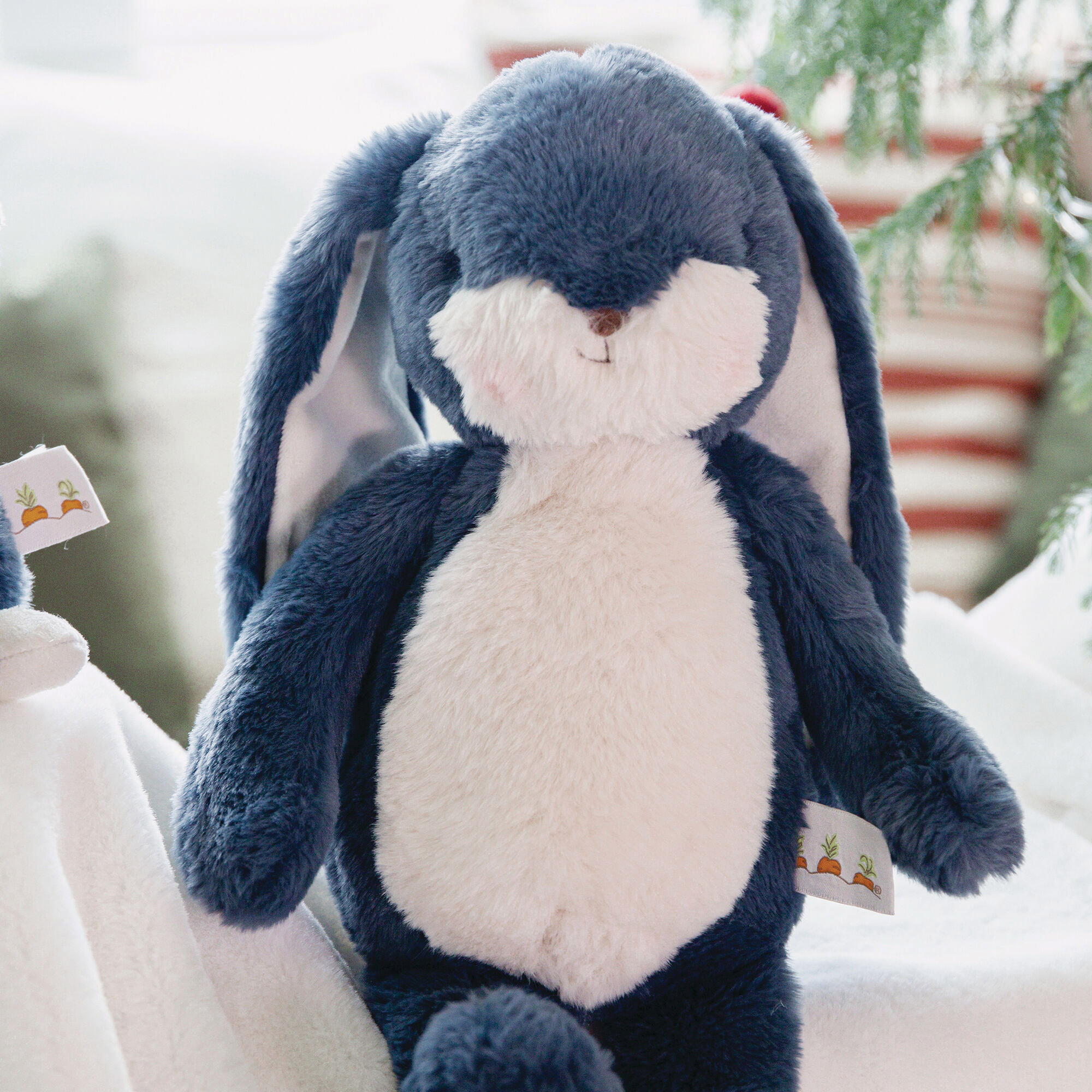 Peluche Coniglietto Little Floppy Nibble Blu Notte Stellata 30 cm - Bunnies By The Bay