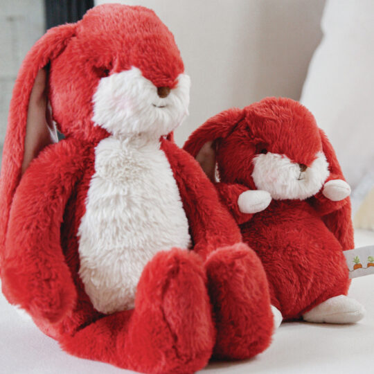 Peluche Coniglietto Little Floppy Nibble Cranberry 30 cm - Bunnies By The Bay