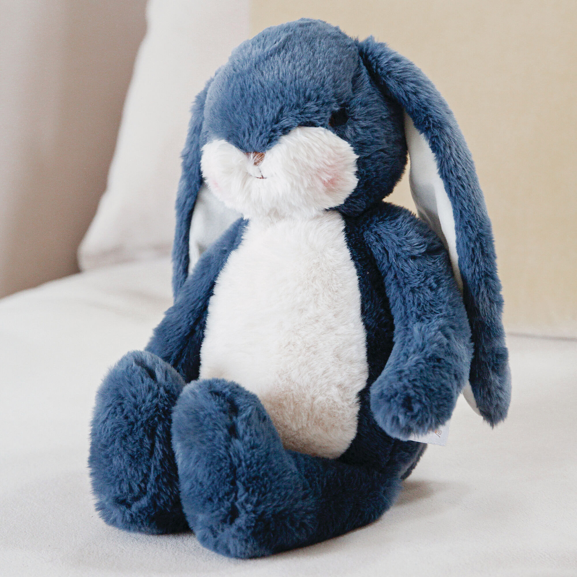 Peluche Coniglietto Little Floppy Nibble Blu Notte Stellata 30 cm - Bunnies By The Bay