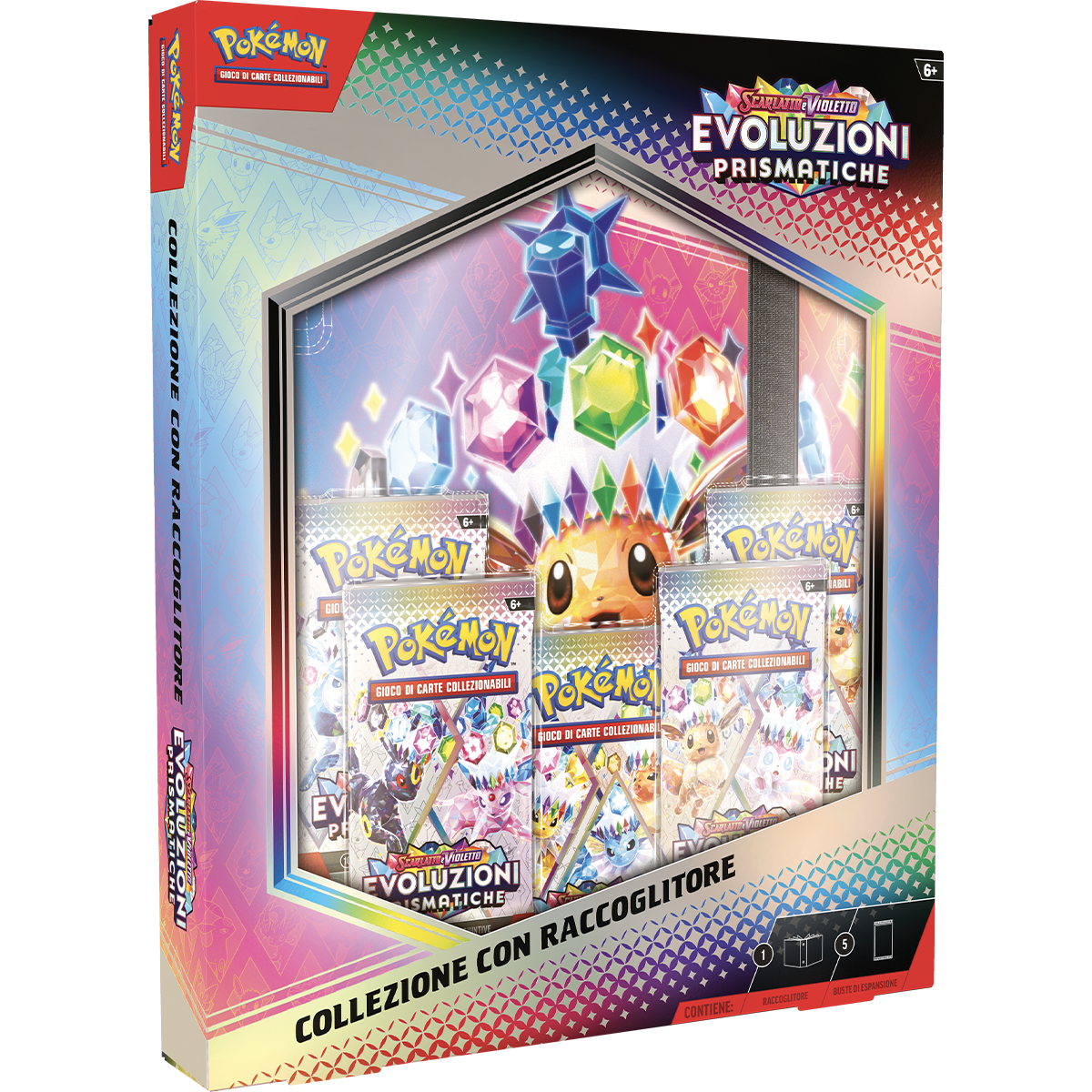 Raccoglitore ufficiale della collezione Scarlatto e Violetto – Evoluzioni Prismatiche - Pokémon