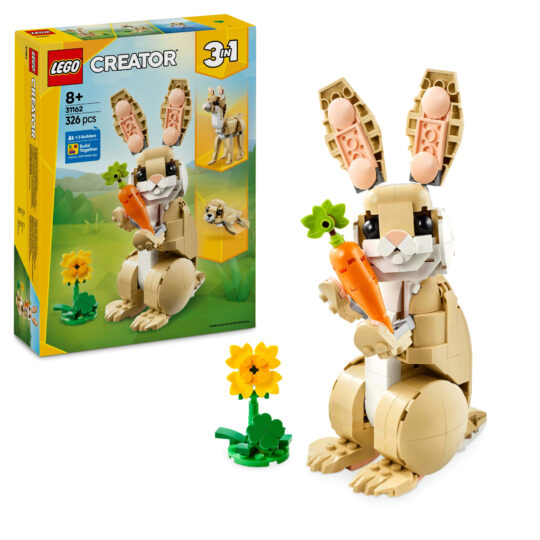 Lego Creator 3 in 1 31162 Adorabile Coniglio Giocattolo - LEGO