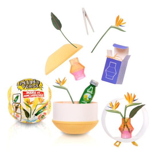 Mga's miniverse make it mini lifestyle - home series1 - piante, casette per uccelli, mazzi di fiori - mini repliche da collezione in confezione sorpresa - fai da te, gioco in resina - non edibile - Miniverse MGA