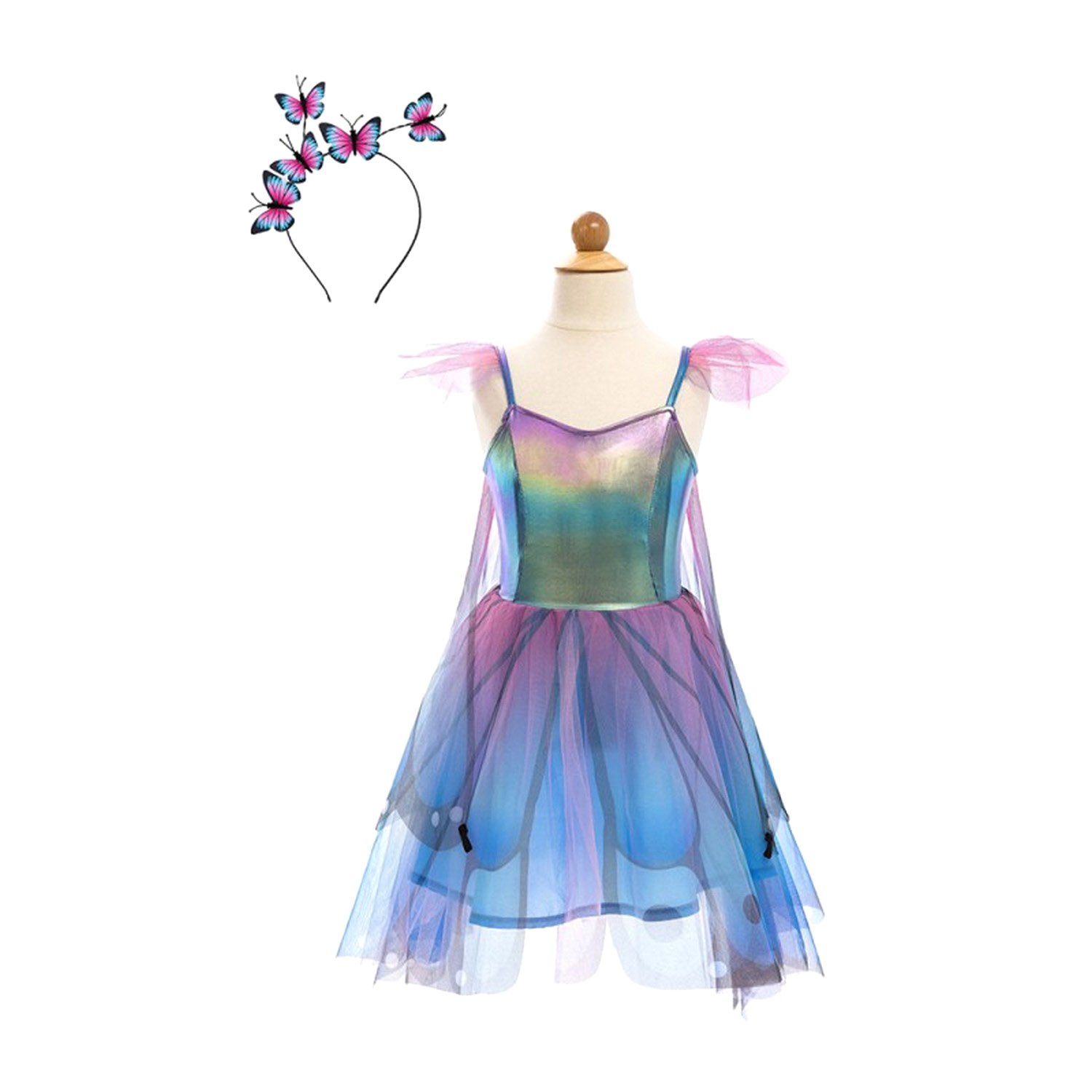 Abito Farfalla Blu e Viola da 2 a 8 anni - Great Pretenders